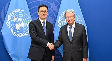 Han Zheng, BM Genel Sekreteri Guterres ile görüştü