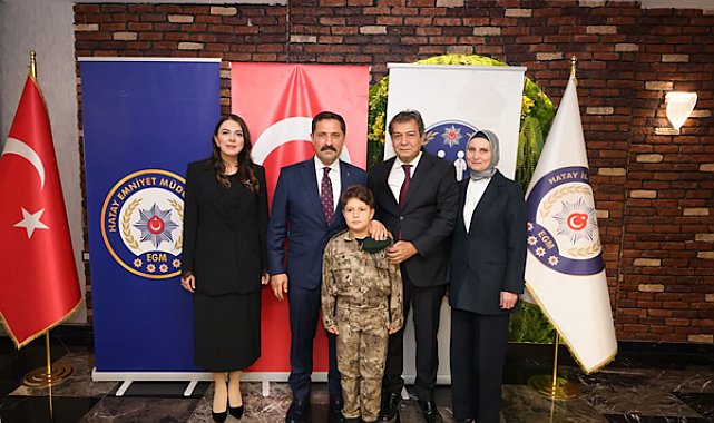 Hatay’da Emniyet Müdürü Rüştü Yılmaz için veda programı düzenlendi
