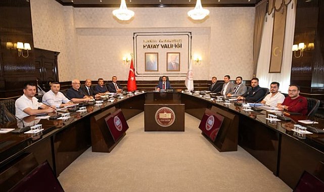 Hatay’da yatırımlara ilişkin değerlendirme toplantıları yapıldı