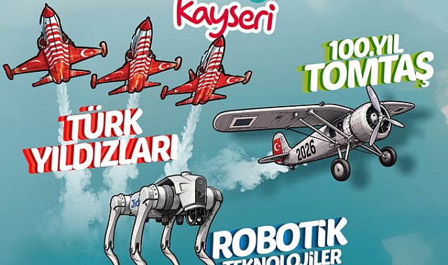 HÜRJET ve Türk Yıldızları, BİLİMFEST Kayseri’de gökyüzü tutkunlarıyla buluşacak