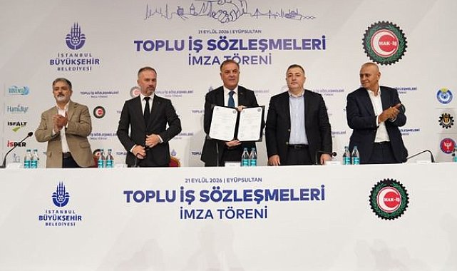 İBB ile HAK-İŞ sendikaları arasında 45 bin çalışanı kapsayan toplu iş sözleşmesi imzalandı