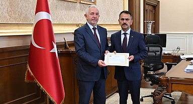 İl Müftüsü Sönmezoğlu’ndan Vali Aktaş’a veda ziyareti
