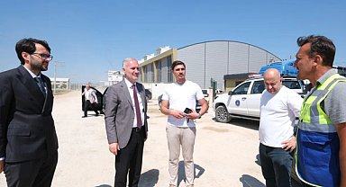 İnegöl’de sanayi bölgesinde 11 kilometrelik sathi kaplama çalışması başladı