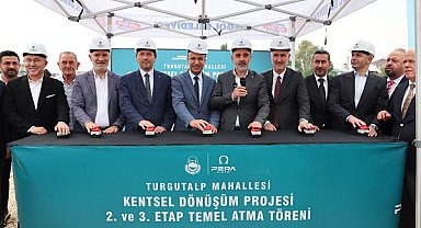 İnegöl Turgutalp Kentsel Dönüşüm Projesi’nde 2. ve 3. etapların temeli atıldı