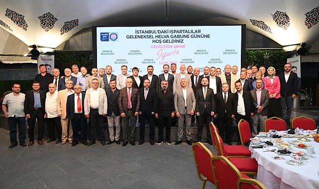 İstanbul’daki Ispartalılar buluşmada bir araya geldi