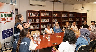 İzmir Büyükşehir Belediyesi Ufuk Mahallesi'nde talepleri dinledi