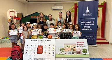 İzmir’de çocuklara afet farkındalığı eğitimi