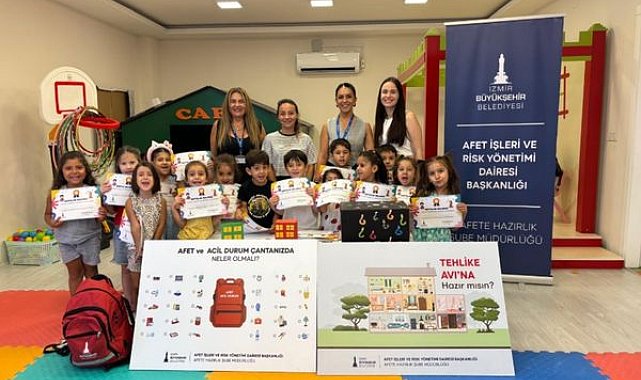 İzmir’de çocuklara afet farkındalığı eğitimi