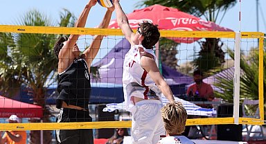 İzmir’de U18 Avrupa Plaj Voleybolu Şampiyonası başladı