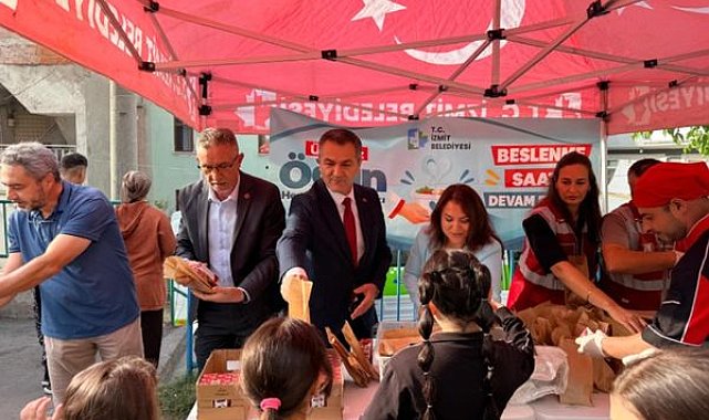 İzmit Belediyesi Beslenme Saati Projesi’ni 3 okulda sürdürdü