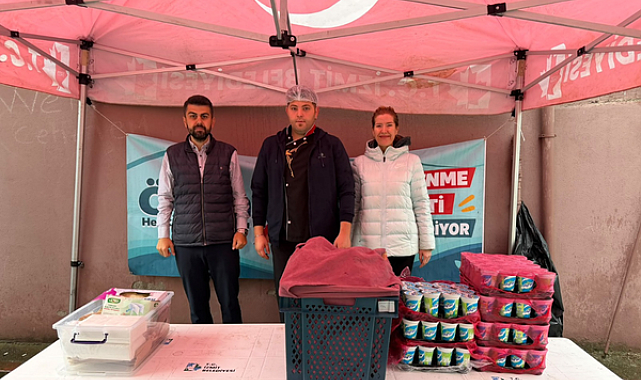 İzmit’te öğrencilere beslenme ürünleri dağıtıldı