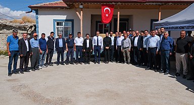 Karaman Valisi Çiçek, Ayrancı’da vatandaşlarla bir araya geldi