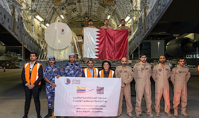 Katar, depremden etkilenen Kolombiya’ya sahra hastanesi gönderdi