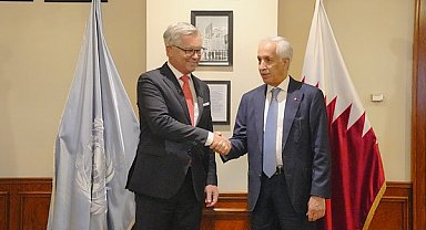 Katar Devlet Bakanı Al Muraikhi, AB Komiseri Brunner ile görüştü