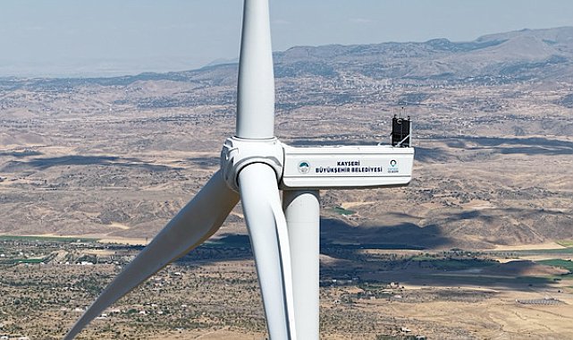 Kayseri’de raylı sistem ve elektrikli otobüslerin enerjisi rüzgardan sağlanıyor