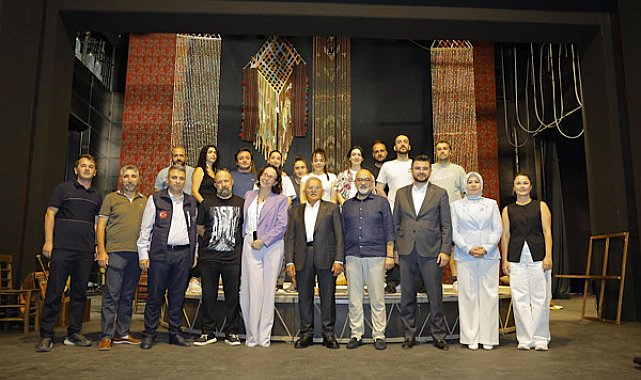 Kayseri Devlet Tiyatrosu’nda bakım ve onarım çalışmaları incelendi