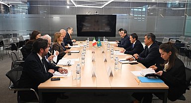 Kazakistan ve İtalya, stratejik ortaklığın geliştirilmesini görüştü