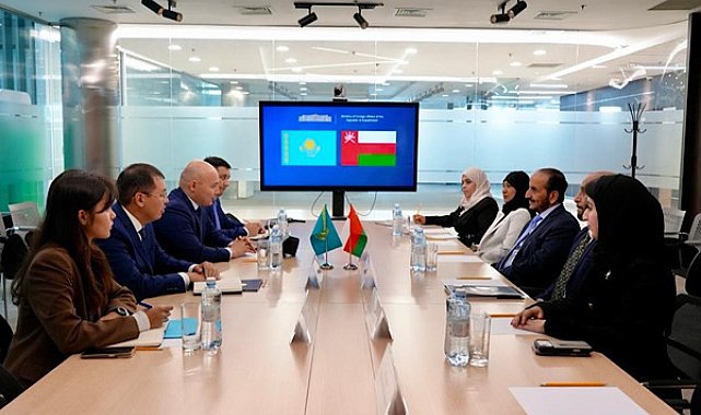 Kazakistan ve Umman, ekonomik ve yatırım iş birliğini görüştü