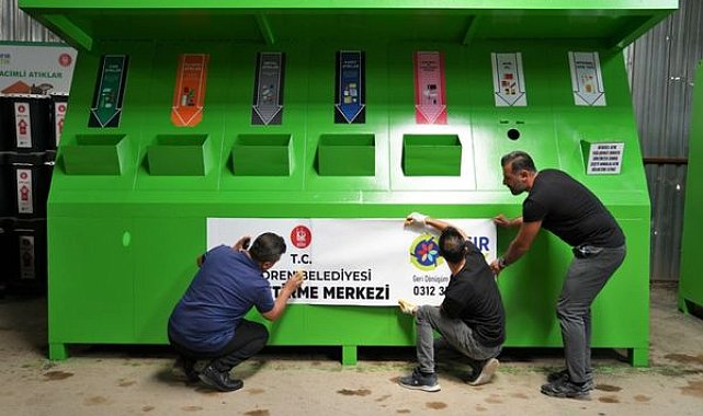 Keçiören’de Mobil Atık Getirme Merkezleri yenileniyor