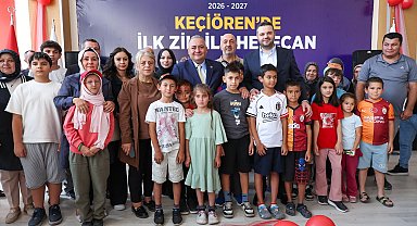 Keçiören’de öğrenciler yeni eğitim yılı öncesi buluştu