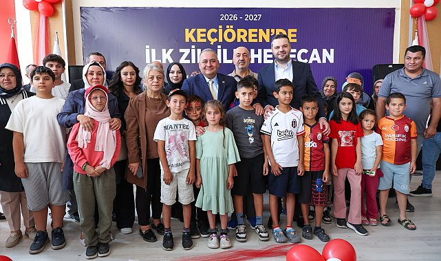 Keçiören’de öğrenciler yeni eğitim yılı öncesi buluştu