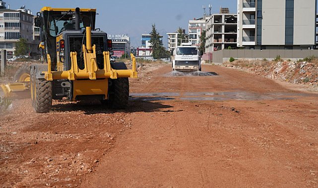 Kepez’de Baraj Mahallesi’ndeki yol çalışmalarında yeni aşamaya geçildi