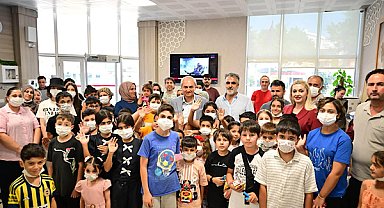 Kepez'de lösemi tedavisi gören çocuklara eğitim desteği