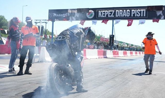 Kepez’de Moto Drag heyecanı başladı