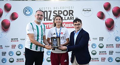 Kestel Belediyesi Yaz Spor Okullarında dönem sonu programı düzenlendi