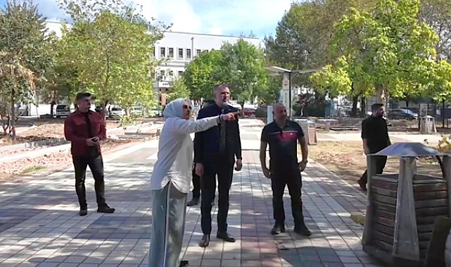 Kestel'de 9 bin 500 metrekarelik Aile Parkı'nda yenileme çalışmaları sürüyor