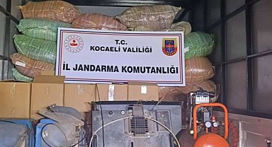 Kocaeli’de 4 milyon TL değerinde kaçak tütün ele geçirildi