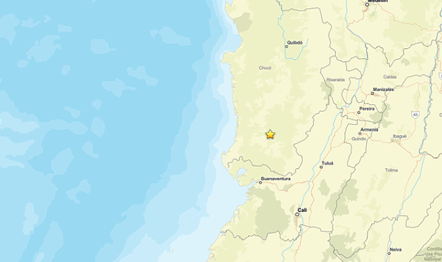 Kolombiya’da deprem
