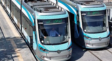 Konya’da Adliye-Şehir Hastanesi tramvay hattında test sürüşü