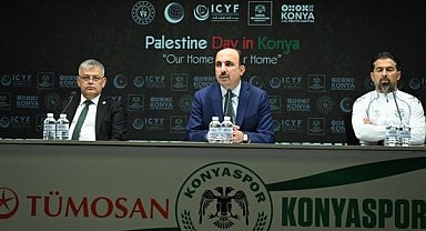 Konya’da Konyaspor-Filistin Milli Takımı maçı için çağrı