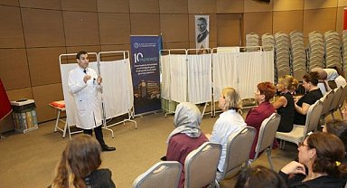 Küçükçekmece Belediyesi personeline damar sağlığı taraması