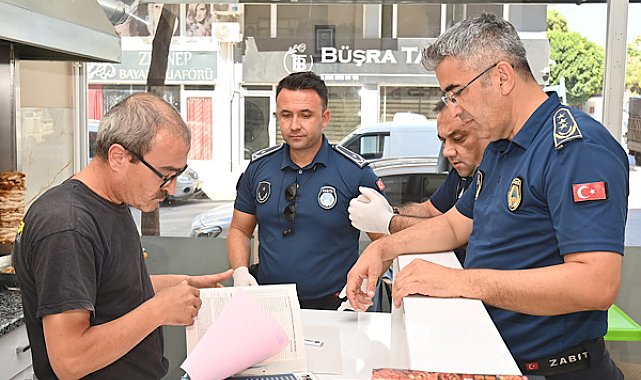 Kumluca'da döner işletmelerine yönelik denetim gerçekleştirildi
