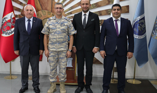 Kütahya Belediye Başkan Yardımcılarından Tuğgeneral Mustafa Baş’a ziyaret