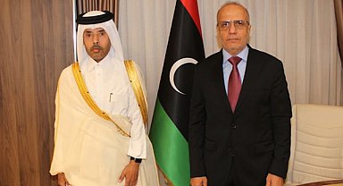 Libya Cumhurbaşkanlığı Konseyi Başkan Yardımcısı, Katar’ın Trablus Büyükelçisi ile görüştü