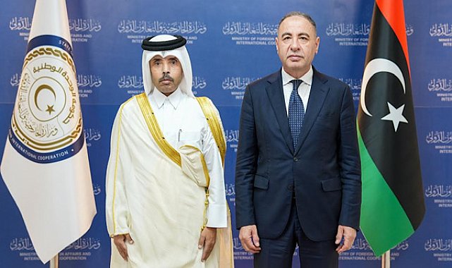 Libya Dışişleri Bakan Vekili Al Baour, Katar Büyükelçisi Al Dosari ile görüştü
