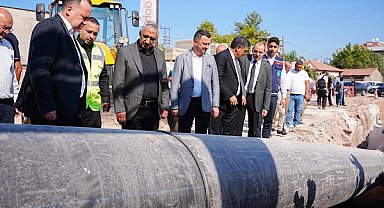 Manisa Akhisar’da 3,5 kilometrelik içme suyu hattı yenileniyor