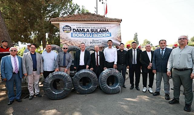 Manisa’da 500 üreticiye damlama sulama desteği sağlandı