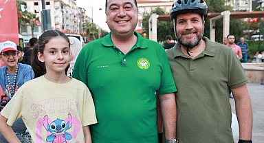 Manisa’da Avrupa Hareketlilik Haftası kapsamında bisiklet turu düzenlendi