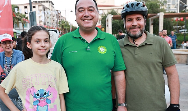 Manisa’da Avrupa Hareketlilik Haftası kapsamında bisiklet turu düzenlendi
