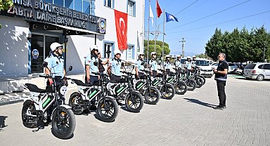 Manisa’da bisikletli zabıta ekipleri çevre denetimine başladı