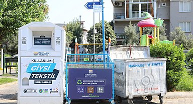 Marmaris’te bir ayda 550 ton geri dönüşüm atığı toplandı