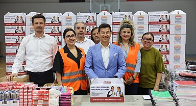 Marmaris'te ihtiyaç sahibi öğrenciler için eğitim desteği başladı