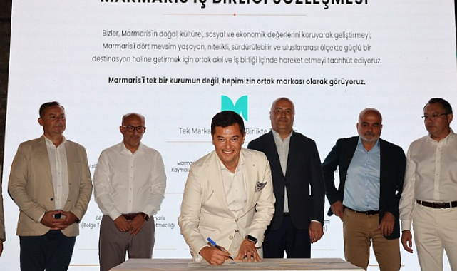 Marmaris’te kent markalaşması projesi tamamlandı
