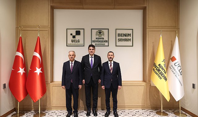 Milli Savunma Bakan Yardımcısı Heybet, Konya Büyükşehir Belediyesi’ni ziyaret etti