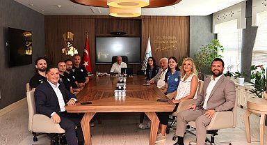 Milli sporculara Başkan Özdemir’den tebrik