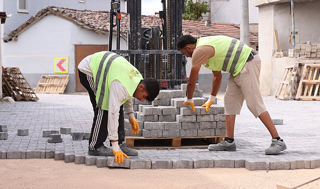 Mustafakemalpaşa’da altyapı çalışmalarının ardından üstyapı yenileniyor